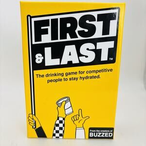 First & Last The Competitive Drinking Game for Adults by Buzzed Complete